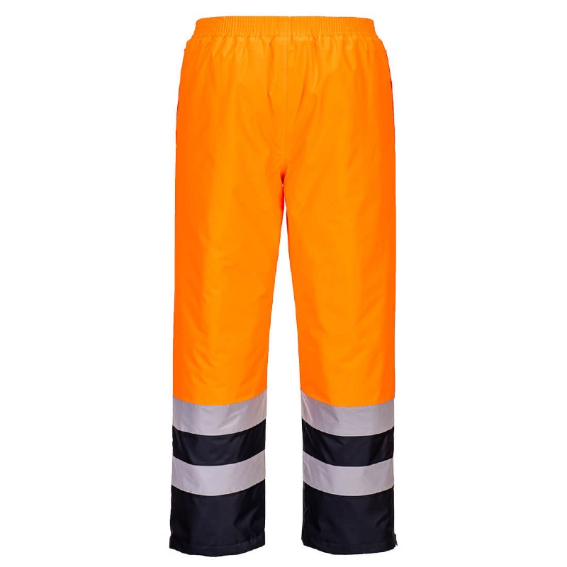 Orange hi vis hot sale waterproof trousers